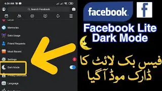 How To  Enable Dark Mode On Facebook Lite App || Fb Lite New Hidden Features