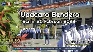 Upacara Bendera Senin, 20 Februari 2023 Kelas 9C Siswa Muhammadiyah 1 Kota Tegal @sahabatku