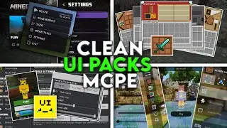 The BEST Clean UI Packs For Minecraft Bedrock Edition!(MCPE 1.21+)