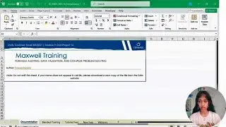 SAM Project 1a Excel Module 09 Formula Auditing, Data Validation | Fareya Suzana