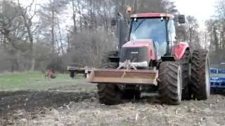 Case Magnum 225 med en 6 m tallerkenharve fra Dalbo