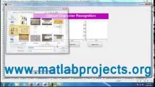 Optical Character Recognition Image Processing Matlab Projects