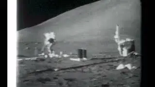 Astronauts having fun on the Moon