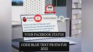 Code blue TEXT FB status 2022 