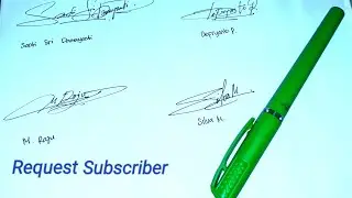 Tutorial membuat Tanda Tangan Keren - Request Subscriber