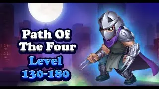 Hero Wars The Path Of The Four Level 130-180 Boss Fight | Hero Wars Ninja Turtles