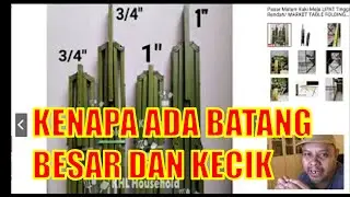 Cara-Cara Pilih Meja Gerai Yang Sesuai Pasar Malam, Bazaar Ramadhan, Meniaga Tepi Jalan.