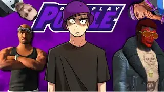 I Joined a Gang and Taxed Peeps in GTA RP - Purple RP