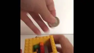 Lego Coin Taking Candy Dispenser Machine