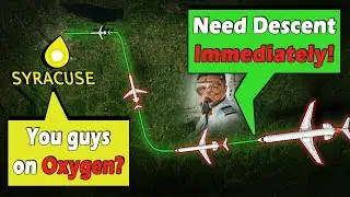 SMOKE ONBOARD | Emergency Descent and Divert to Syracuse