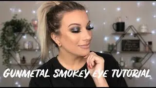 MAKEUP & MACCHIATO MONDAY: GUNMETAL SMOKEY EYE TUTORIAL