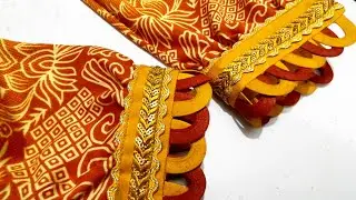 New sleeve design | خوبصورت کف بنانے کا طریقہ | Trendy sleeve/trouser design |