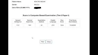 my chsl marks