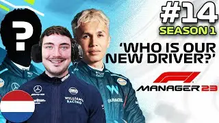 F1 MANAGER 23 | OUR NEW DRIVER! | Williams CAREER MODE #14 | F1 Manager 2023 