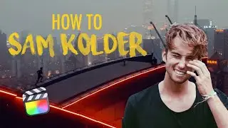How to make Sam Kolder building fade transition - FCPX Tutorial (no plugins)