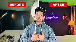 My New YouTube Studio Tour 2025 || My Dream YouTube Setup || Gaming Setup