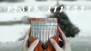 So This Is Christmas - Kalimba Easy Tutorial with number notes