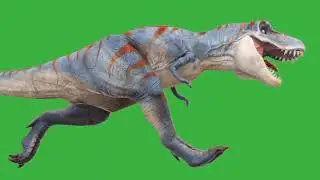 dinasour running on #greenscreen #viralshorts