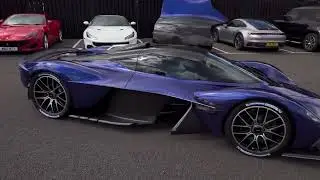 Blue Aston Martin Valkyrie