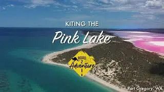 Kiting on a Pink Lake, Western Australia - Kite safari with Road2Adventure