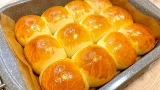 Простые, супер мягкие и пышные булочки / Soft and fluffy buns #buns #food #soft #булочки