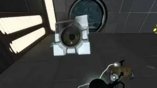 Portal 2 - sp_a4_intro cube-stuck-in-a-plate glitch