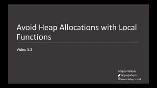 Local functions in C# 7 - Performance