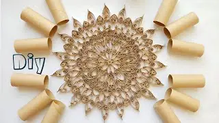 it is wonderful! look what I did with toilet paper rolls 💥| home decor ideas