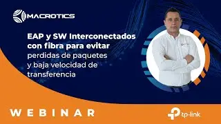 EAP y SW Interconectados con fibra para evitar perdidas de paquetes
