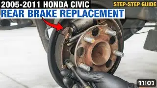 How To Replace Drum Brakes On A 2005-2011 Honda Civic