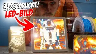 3D Printer CMYK Lithophane | PERFECT LED frame found!