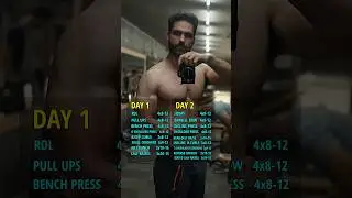 😱 2 Days Muscle Building Workout Plan !! #gymmotivation