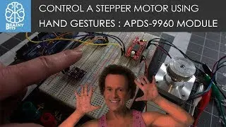 Control a Stepper Motor with Hand Gestures! APDS-9960 Module - Tutorial