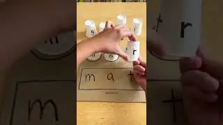 Letter Matching for Preschoolers or CVC Words Activity for Kindergartners