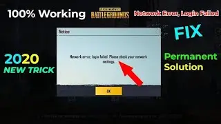 pubg mobile network error login failed please check your  network  satting 10prsent solution