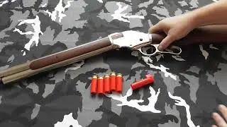 Golden Eagle M1887 ( 8703 SV ) lever action gas shotgun & chrono.