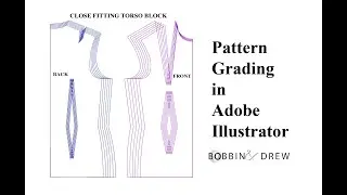 Pattern Grading in Adobe Illustrator | Digital Patternmaking | Watch in HD