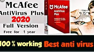 Get Mcafee Total Security Antivirus free for lifetime | Lifetime antivirus for your pc 2020 |