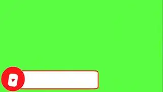 #greenscreen #nameslidegreen Green screen YouTube channel name slide  animation green screen 720p