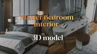 Interior Scene Master Bed Room Modern Interior for Lumion & SketchUp - Speed Up Your Design Process