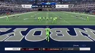 Seahawks Vs. Cowboys @ AT&T Stadium, Josh Gordon 62-Yard Punt Return Touchdown