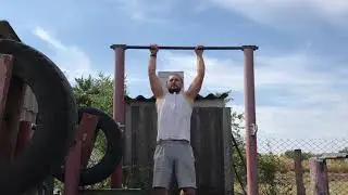 Королевские подтягивания попытка