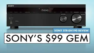 The Best BUDGET Stereo Receiver? Sony Receiver Review! - Sony STRDH190