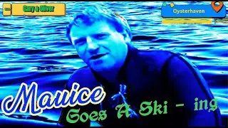 MAURICE GOES A SKI ING