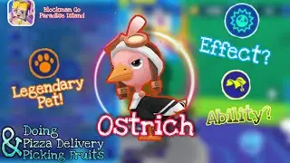 Showing Ostrich's Ability and Effect in Paradise Island | Blockman Go : Blocky Mods