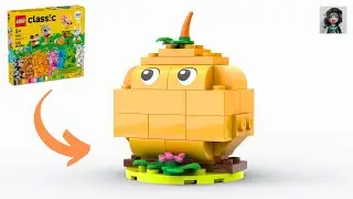 PUMPKIN Lego classic 11034 ideas HALLOWEEN How to build easy