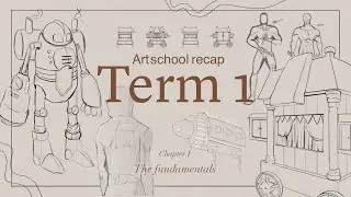 ART SCHOOL RECAP 🎨🏫 || Syn Studio Term 1: The Fundamentals - Homework and Projects