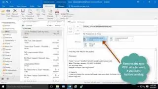 Email to PDF: Converting non-PDF attachments to PDF attachments in new/outgoing emails