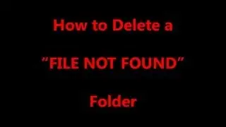 How to delete an 