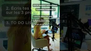 UX/UI designer Comment t’organiser ? #uidesign #ui #uidesigner #freelance #figma